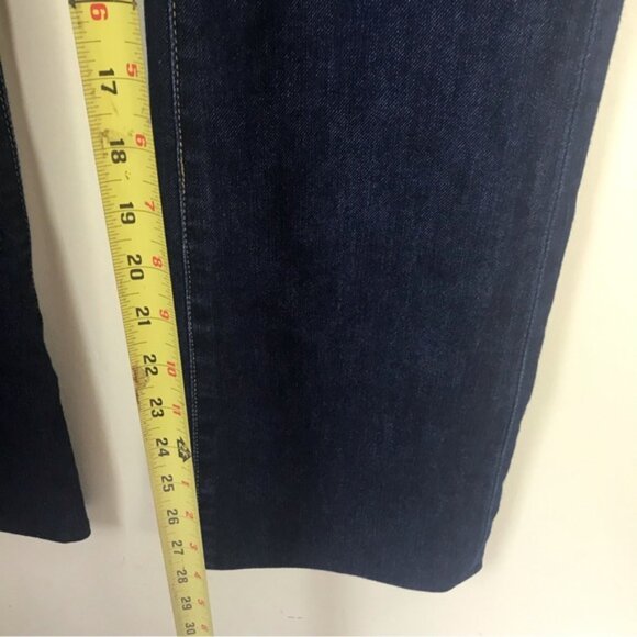 AG Adriano Goldschmied Angel Boot Cut Jeans Whiskering Jean Wide Flare Dark 28 R - Picture 13 of 16